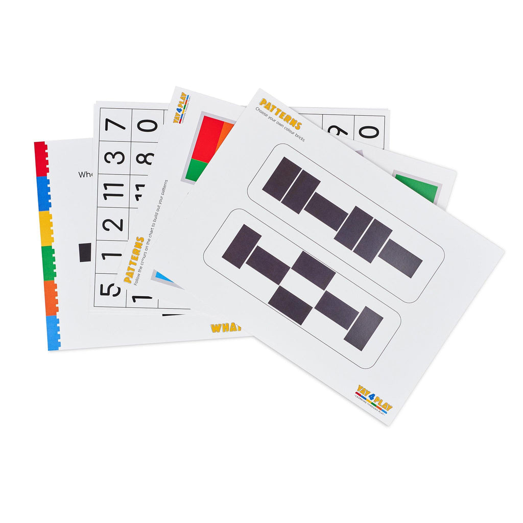 Printed mats for training patterning and numeracy