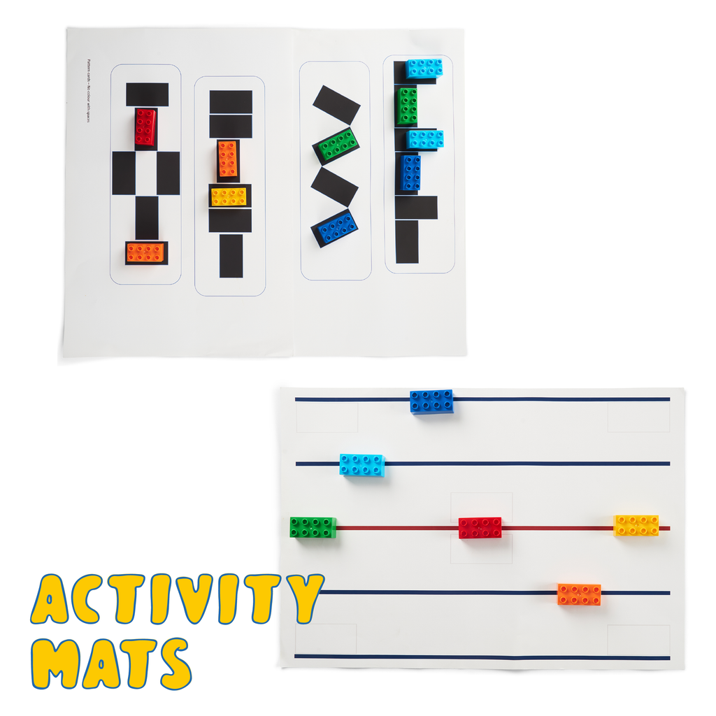 Printed mats for patterning activity and crossing the b-line