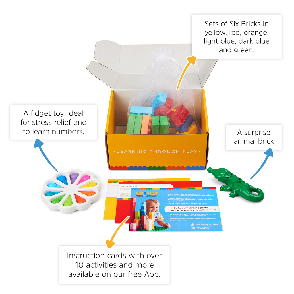 Description of each item that is part of our starter educational kit for kids.